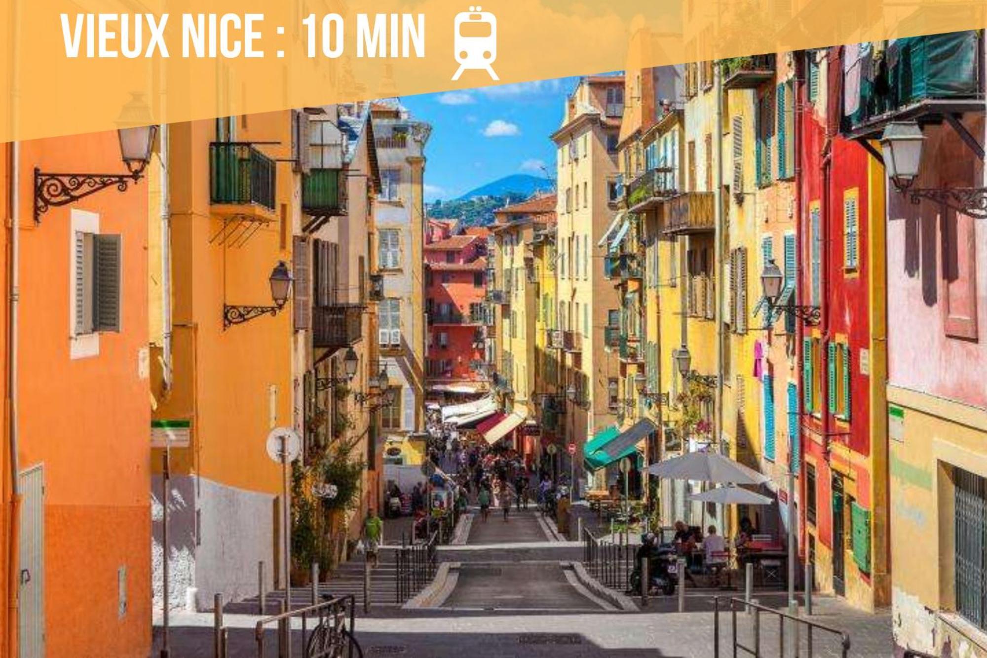 Le Valrose Cocon Urbain Au Coeur De Nice Souplex Exterior foto